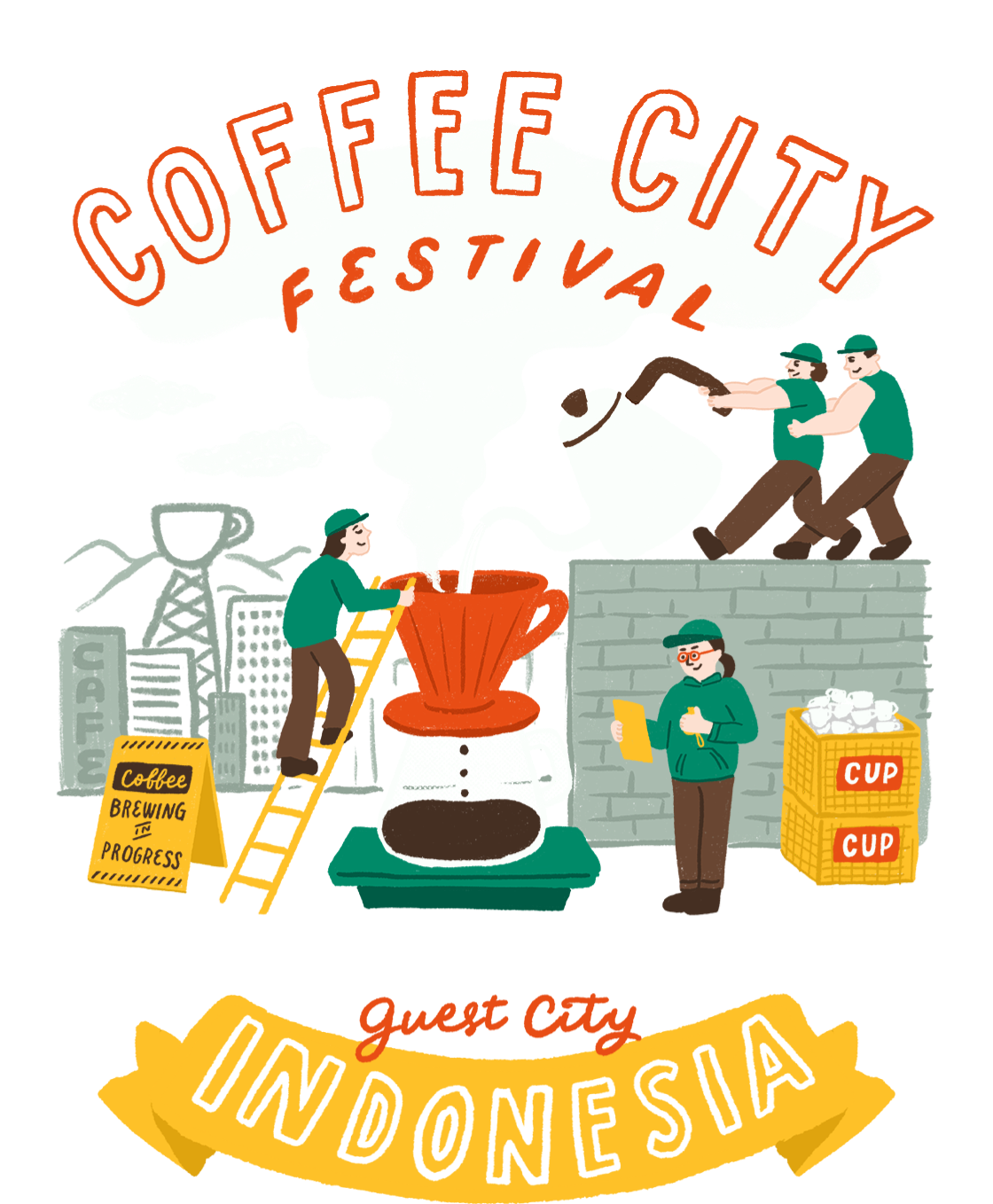 COFFEE CITY FESTIVAL guest city Indonesia and Hokkaido